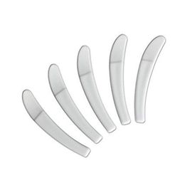 100pcs / lot Mini cuillères cosmétiques Scoop spatules blanches jetables 50mm outil en plastique crème Small310C