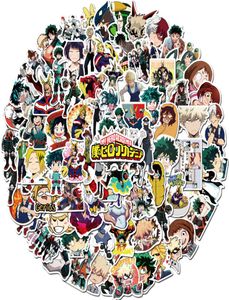 100pcs / lot My Hero Academia Japan Anime Stickers For Kids Teens Adults ordinaire ordinateur