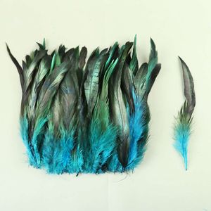 Plumes de coq naturelles multicolores, 100 pièces/lot, pour artisanat, 13-18CM, Plumes de poulet, bijoux, accessoires de décoration, DIY