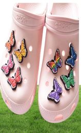 100pcs / lot Accessoires de chaussures en PVC Original DIY Butfly Chaussures Décoration Jibz pour charmes Bracelets Kids Gifts6922149