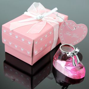 100 pcs/Lot rose cristal bébé chausson souvenirs cristal chaussure Figurine bébé fille baptême cadeau anniversaire Souvenir
