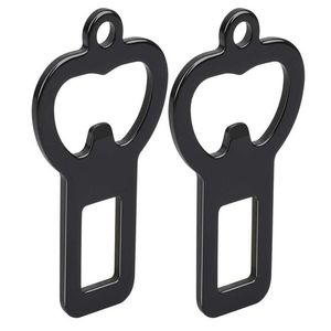 Porte-clés ouvre-bouteille Portable pour hommes, 100 pièces/lot, Clips de ceinture de sécurité pour adultes, boucle de ceinture de sécurité universelle