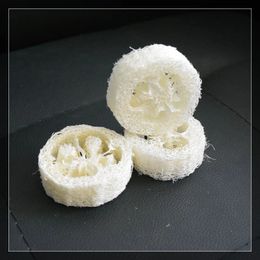 100pcs/lote Readstar 2 cm de espesor de 4-6 cm de ancho de tela natural de seda Luffa Sponge Jabón de jabón de jabón de jabón para jabón de baño 240429