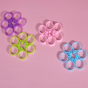 100 pcs/lot Silicone sac de glaçage attaches anneaux fixes bricolage tuyauterie réutilisable sac de décoration élastique arrimage pas de fuites outil de pâtisserie