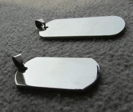 100 stuks veel roestvrij staal leger dog tags blanco militaire dog tags geschikt voor lasergravure 201126217S