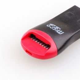 100 stks / partij USB 2.0 MicroSD T-flash TF-geheugenkaartlezer Whistle Style Gratis verzending