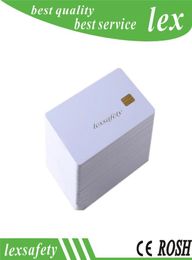 100pcs lot blanc contact smart ic blank fm4442 puce PVC Carte avec 4442 Chip 4442 Cartes pour imprimante25906707607