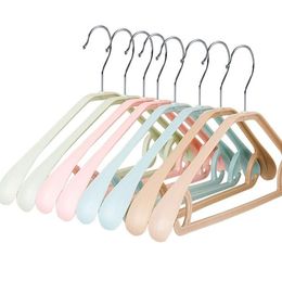 100 stks / partij brede schouderriem haak traceless clotheshorse 360 ​​graden draaibare haak hanger kleding hangers SN3300