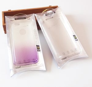 100 stks Luxe Mobiele Telefoon Case Pakket Mobiele Cellphone Shell Retail Verpakking Doos met Blaister Inner Holder Lade voor iPhone 6S / 7 / 7Plus