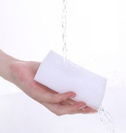 100 stuks magische spons witte melamine spons gum voor toetsenbord auto keuken badkamer schoonmaken melamine schoon hoge desity 10x6x2cm EE4761274