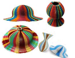 100 stcs magische vaas papieren hoeden handgemaakte vouwhoed voor feestdecoraties grappige papieren petten reizen zon hoeden kleurrijk1149357
