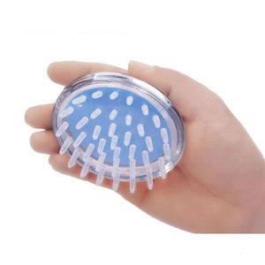 100 Uds. Cabezal De baño Manual De silicona masajeador De cuero cabelludo Cepillos De champú Para el cabello cepillo De lavado peine ducha cuerpo Spa masaje adelgazante Cepillos De Champu Para El Cabello