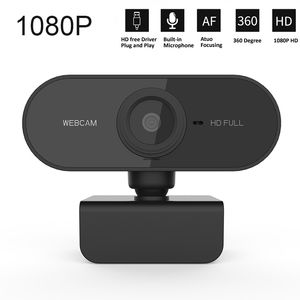 HD 1080P Webcam Mini Computer PC Webcamera met Microfoon Draaibare camera's voor Live Broadcast Video Calling Conference Work