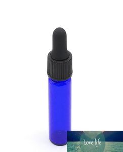 100pcs Mini 4 ml bouteille de pipette en verre coloré avec greffe de verre en verre pur tas d'échantillon de parfum