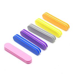 100pcs mini Fichiers de ponçage de buffing Block Pédicure Manucure Care Nail Art Buffer Polish Manucure Pédicure Nail Filed Tools