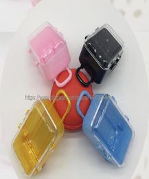 100 stcs mini Rolling Travel Suitcase Wedding Party Favor Box Plastic Candy Boxes Gift Box Package 4229274