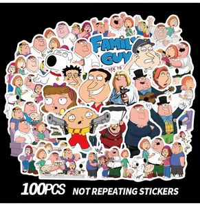 100 STKS Gemengde Auto Sticker Familie mensen Graffiti Voor Laptop Skateboard Pad Fiets Motorfiets PS4 Telefoon Bagage Decal Pvc gitaar koelkast Stickers