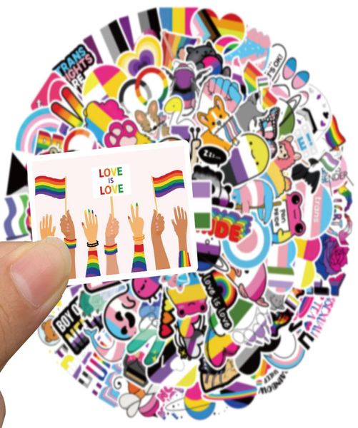 100pcs Stickers de skate de skate couleur amour est amour pour la voiture baby scrapbooking crayon boîtier journaliste pour ordinateur portable Planificateur décoration bo4902077