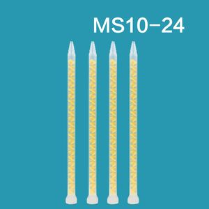100 pièces MS10-24 buse de mélange époxy AB tube de mélange de résine de colle 1to1 mélangeur statique pour pistolets à colle à deux composants