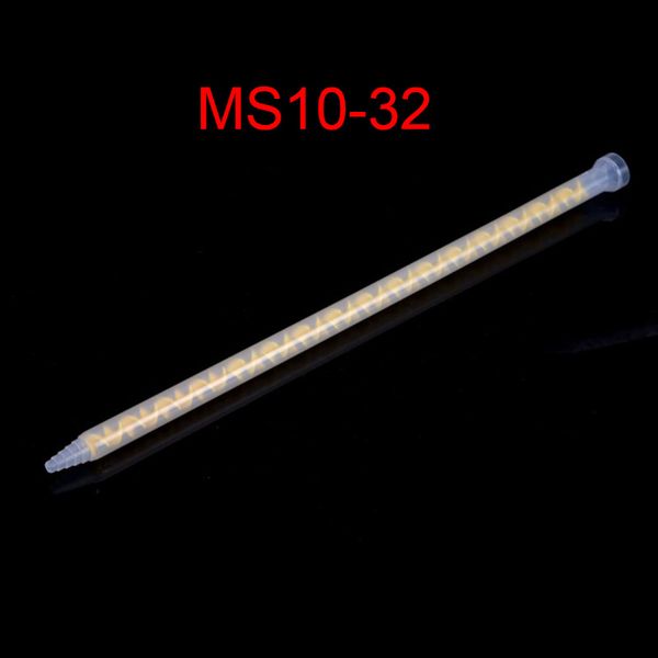 100 pièces MS10-32 buse de mélange époxy AB tube de mélange de résine de colle 1to1 mélangeur statique pour pistolets à colle à deux composants