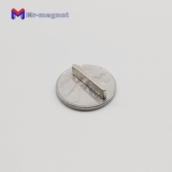 10pcs N35 2052mm Magnet permanent 2052 Super fort Néodyme Bloc 20x5x2 NDFEB Magnet 20x5x2mm avec revêtement de nickel