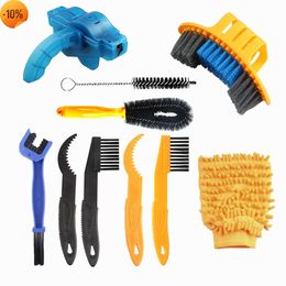 100 stcs nieuwe fietsreiniging kit fiets fietsen ketting reiniger wasser borstels berg reparatie gereedschappen accessoires