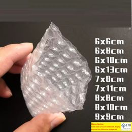 100pcs Nouveau matériau petit sac à double bulle épais sac à bulles d'amortisseur épais