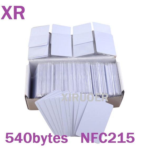 100 pièces NFC carte PVC NFC 215 étiquette à puce pour TagMo Forum Type2 étiquettes NFC pour contrôle d'accès carte PVC étanche