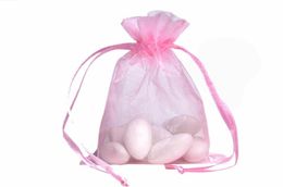 100 stcs Organza Packing Bags Sieraden Zakken Wedding Gunsten Kerstfeest Geschenktas 9 x 12 cm 36 x 47 inch56010033