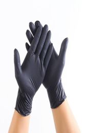 100 unids/pack guantes desechables de látex de nitrilo Especificaciones guantes antideslizantes opcionales guantes de limpieza de guantes de goma de grado B9025627