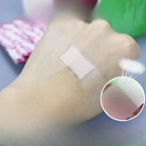 100 stks/pak Ehbo-kit Transparante Wond Pleister Medische Anti-Bacteriën Band Bandages Sticker Home Reizen