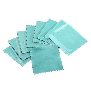 200 stks 8*8 cm Zilveren Sieraden Tool Polijsten Schoonmaken Vegen Doek Opp Zakken Individuele Verpakking Microfiber Suède stof