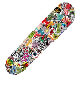 100 stks-pack mode straat skateboard vinyl waterdichte stickers groothandel water fles laptops auto planner scrapbooking telefoon mac garderobe muur tablet sticker