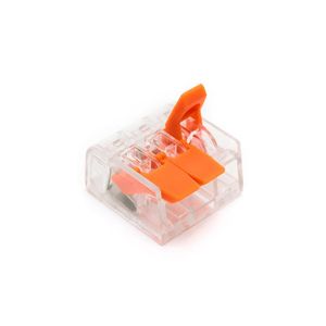 100 Uds PCT-413 221-413 LED empalme compacto empalme Universal conector de cable divisor Terminal y cable conector rápido 201x