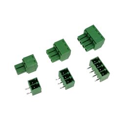 100pcs Pitch 3,81 mm 15edgk Angle de droite broche 2p 3p 4p Perg-in PCB Terminal bloc mâle / femelle Connecteur enfichable Morsettiera