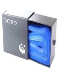 100 pièces en plastique bleu pince de tatouage cordon manches couvre sacs fournir nouveau accessoire de tatouage professionnel Accessoire de Tattoo9656619