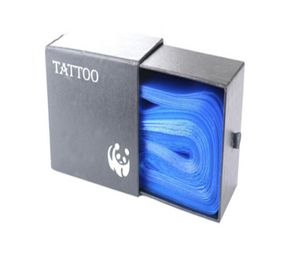 100 Stuks Plastic Blauw Tattoo Clip Cord Mouwen Covers Tassen Supply Nieuwe Professionele Tattoo Accessoire Accessoire de Tattoo Gadgets4231463