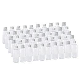 100 stuks plastic fles met aluminium schroefdop reisset lege hervulbare flessen potten 5 ml tot 100 ml PET cosmetische container 240113