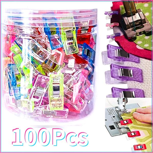 100 pièces pince en plastique Patchwork pince à coudre Quilter tenant Wonder Clips pinces