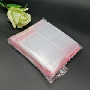 100pcs Sacs de ziplock en plastique Sac cadeau pour la fête d'anniversaire de Noël sac de mariage sac d'emballage cadeau en plastique sac à fermeture éclair en plastique