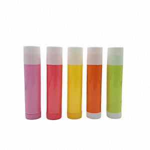 100pcs portables vides transparents tubes de baume à lèvres Ctainers bouteilles de rouge à lèvres cosmétiques outils de maquillage de beauté accessoires I3Z4 #
