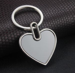 100 pièces privé personnalisé mode Logo Anti-perte carte porte-clés coeur rond personnalisé porte-clés main laser sculpté voiture porte-clés