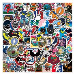 100 stuks punk rock stickers rock en roll muziek sticker vinyl waterdichte stickers metalen band voor waterfles laptop skateboard computer telefoon volwassenen tieners kinderen E294