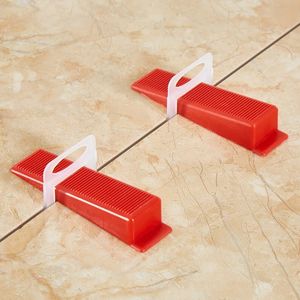 100pcs Cales en plastique rouge