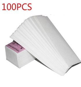 100pcs Élimination des cheveux de tissu de carrosserie non tissés Retirer le papier cire Roll Épilation d'épilator Épilatateur Strip de bande de cire Roll3492164