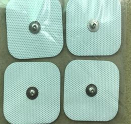 100 piezas de reemplazo de decenas de tintas Square Snap Studded Pads para estimuladores Compex Machines6915715