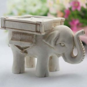 100 unids Resina Elefante Candelabro Diseño de Pájaro Disponible Casa Diy Decoración de Boda Hecha A Mano chucherías Caft Decoraciones para el Hogar Regalos de Favor de Fiesta 8.5 * 5.5 * 6.0 cm UPS