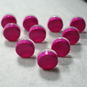 100 PCS rose red cover 3G Plastic Fles Cosmetische Containers Oogcrème Pot Lege Sample Verpakking kleine Ronde Bottles3322