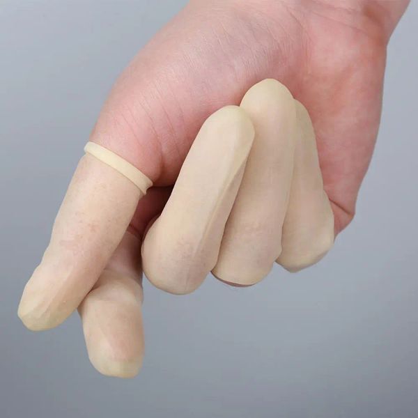 100pcs / réglage des doigts Gants protecteurs