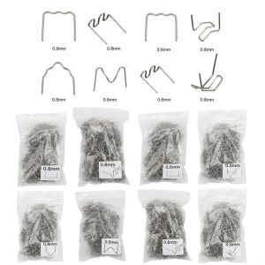 100pcs / set agrafeuse agrafes pour le soudeur en plastique Réparation en plastique Standard pré-coupe agrafes de soudage